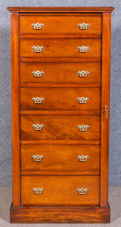 Victorian Mahogany Wellington Chest of Drawers