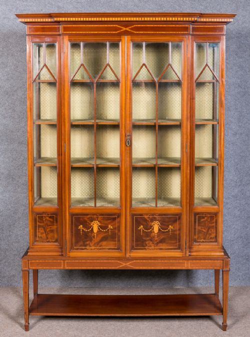 Fine Inlaid Display Cabinet