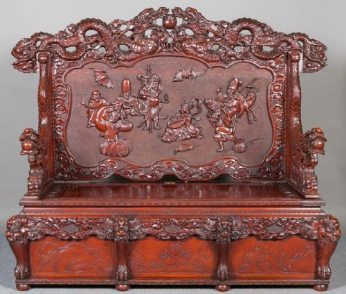 Spectacular Oriental Settee