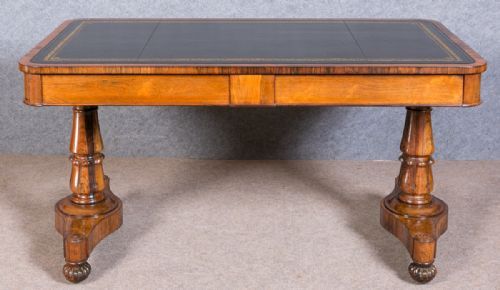 William IV Rosewood Library Table