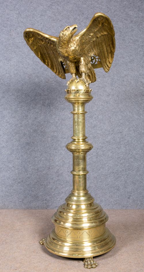 Solid Brass Gothic Lectern