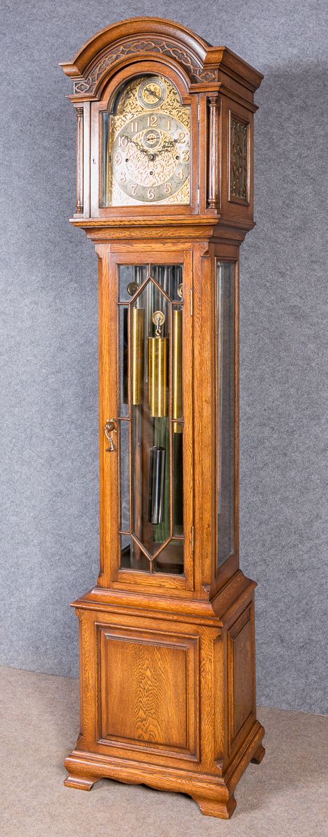 Edwardian Musical Long Case Clock