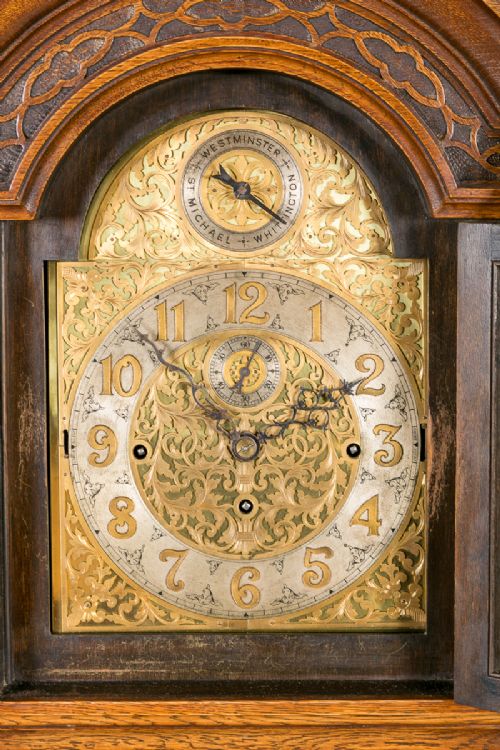 fig 1. Edwardian Musical Long Case Clock