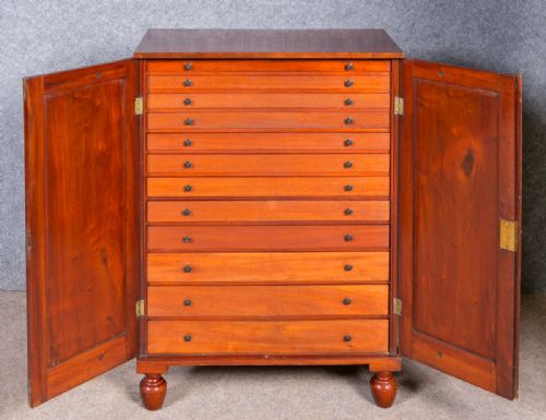 Victorian Mahogany Collectors Cabinet