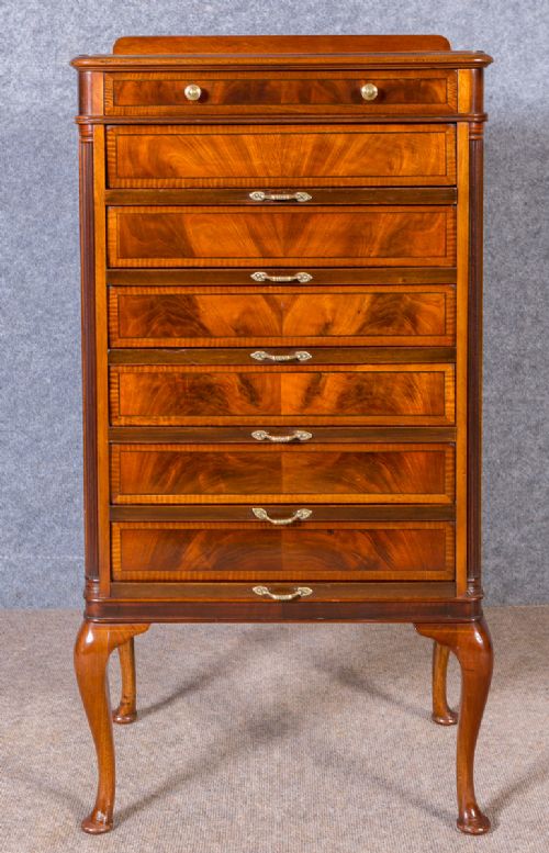 Edwardian Mahogany Folio Chest
