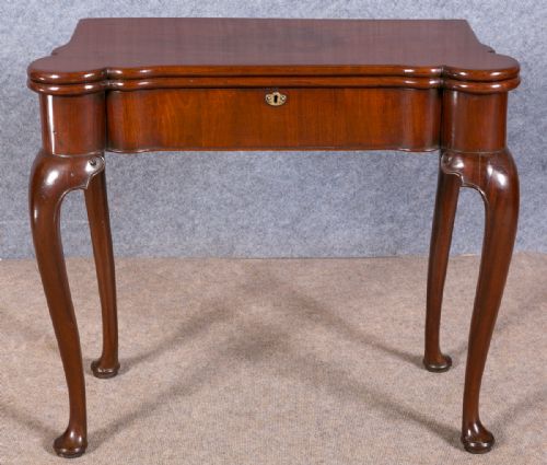 George II Mahogany Card Table
