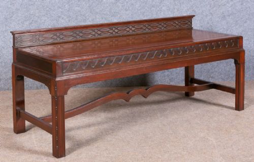 Chippendale Style Hall or Window Seat Bench