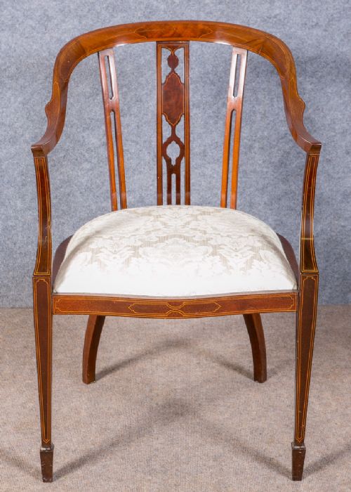 Edwardian Inlaid Chair