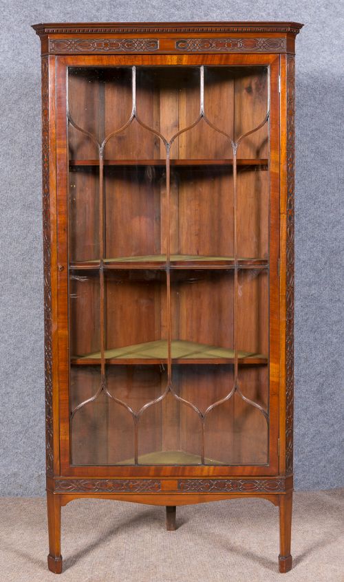 Chippendale Style Corner Cabinet