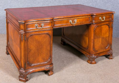 Superb Large Walnut Desk