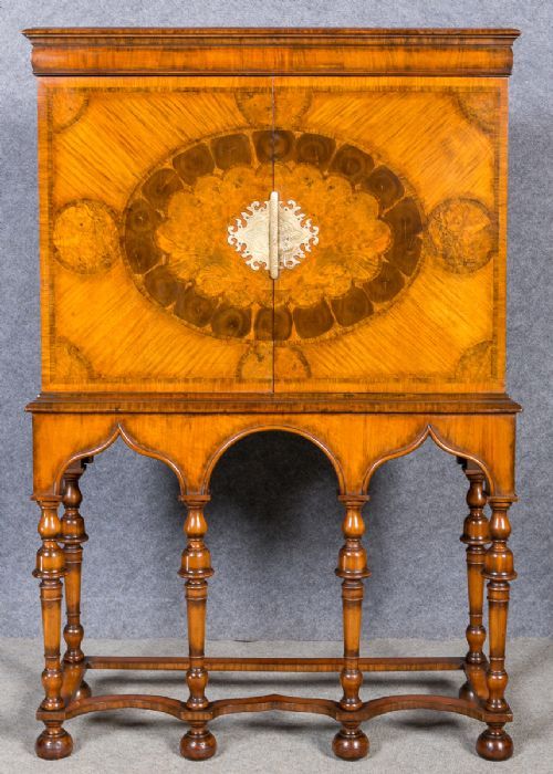 William and Mary Style Cocktail Side Cabinet