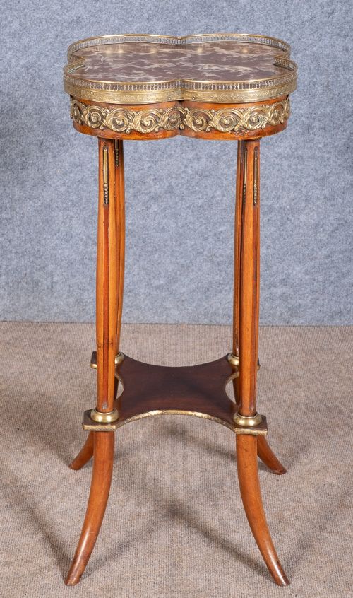 French Marble Topped Torchere / Stand