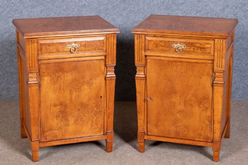 Pair of Pollard Oak Bedside Cabinets