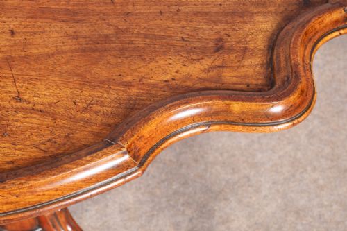 GOOD QUALITY MAHOGANY SNAP TOP TABLE - ADDITIONAL PHOTO 5