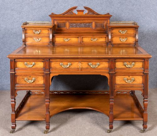 James Shoolbred Walnut Desk