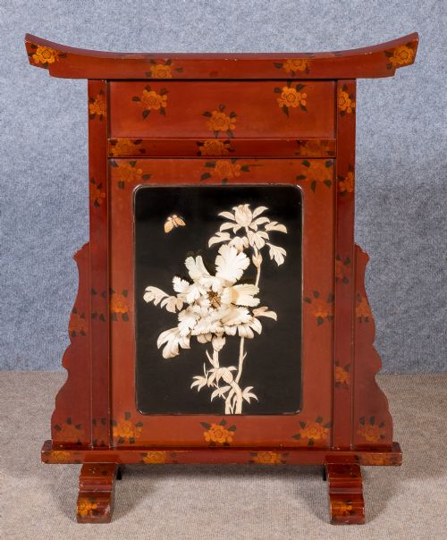 Shibayama Style Fire Screen