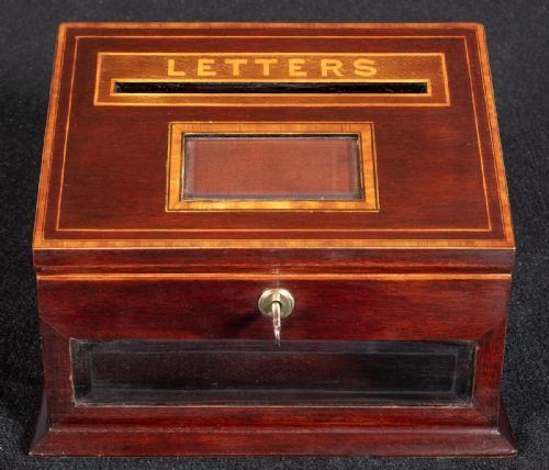 Edwardian Inlaid Letter Box