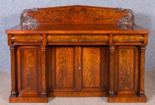 Fine Figured Mahogany Sideboard