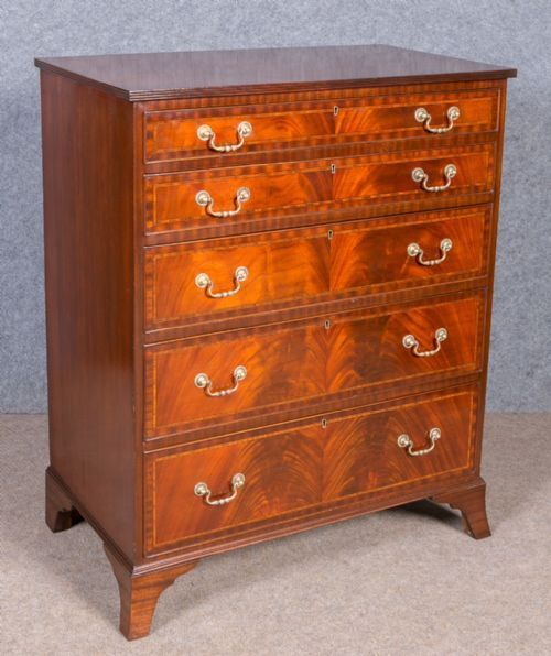 Edwardian Inlaid Chest of Drawers