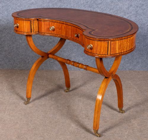 Edwardian Satinwood Writing Table