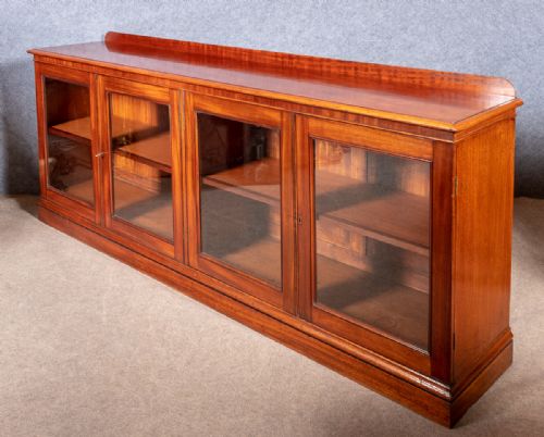 Victorian Mahogany 4 Door Bookcase