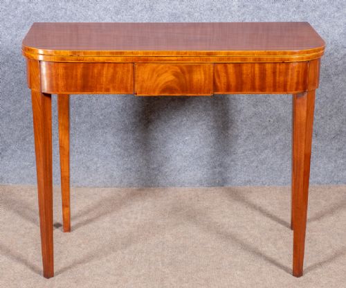 George III Mahogany Tea Table