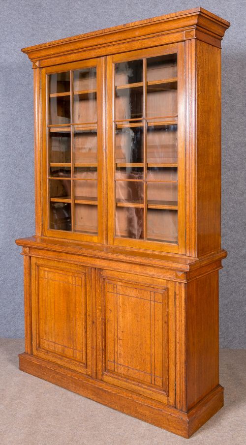 Edwardian Oak Bookcase
