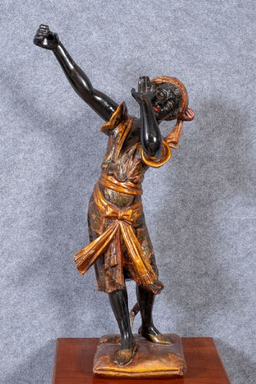 Carved Blackamoor Figure
