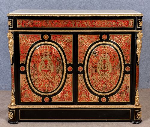 Superb Boulle Side Cabinet
