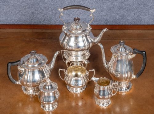 6 Piece Solid Silver Tea Set