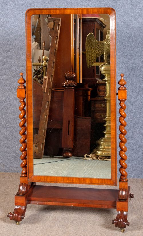 Victorian Cheval Mirror
