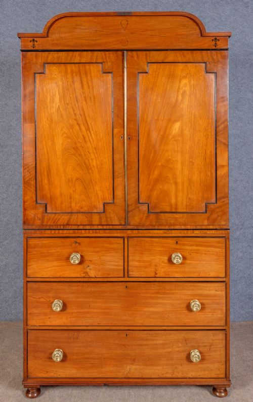 Regency Mahogany Linen Press