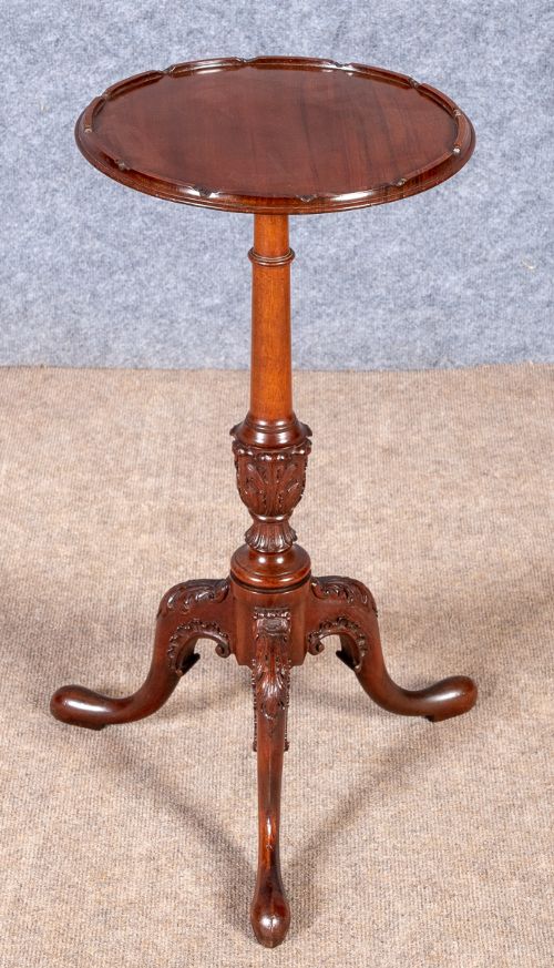 Small Mahogany Tripod Occasional Wine Table