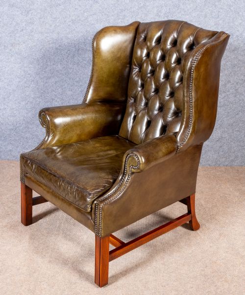 Georgian Style Leather Armchair