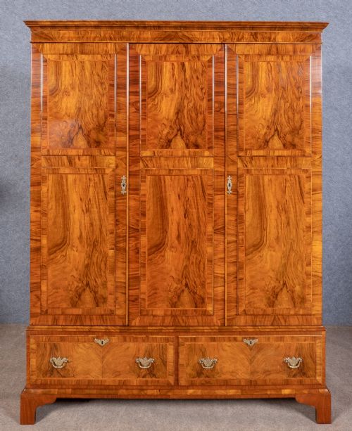 Stunning 18th.c. Style Walnut Wardrobe