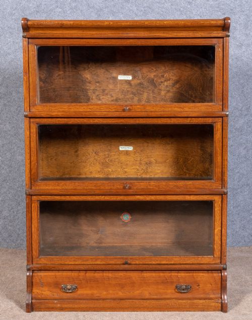 Oak Globe Wernicke Bookcase