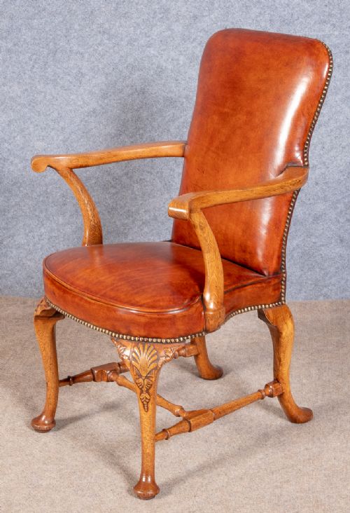 Superb Leather Desk Chair
