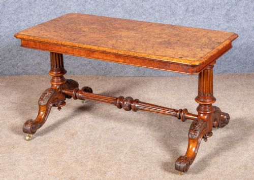 Stunning Victorian Burr Walnut Coffee Table