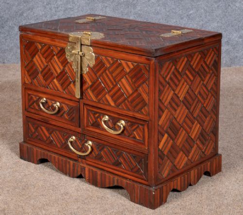 Japanese Bamboo Table Top Casket