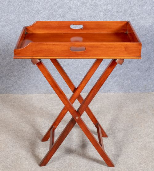 Good Quality Antique Butlers Tray on Stand