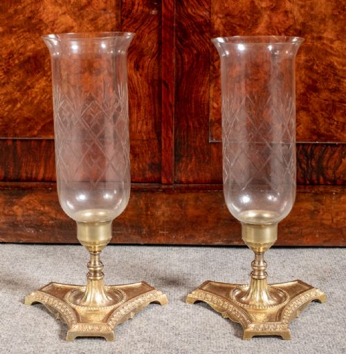 Pair of Table Candle Lamps
