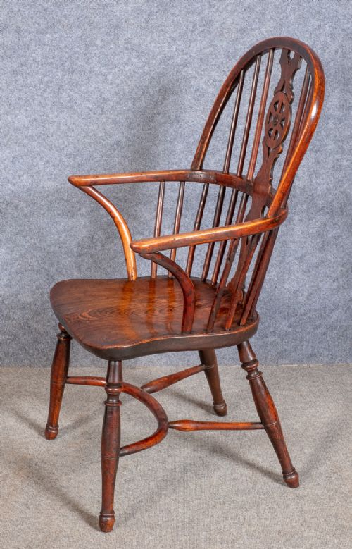 Ash & Yew Wood Windsor Chair