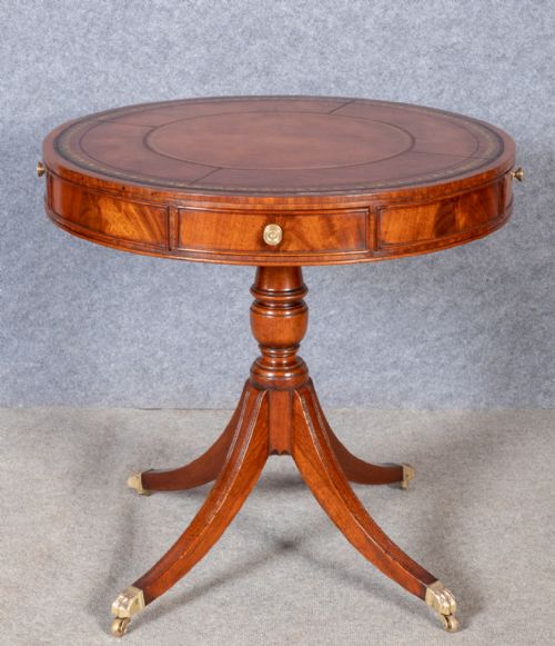 Good Quality Mahogany Drum Table