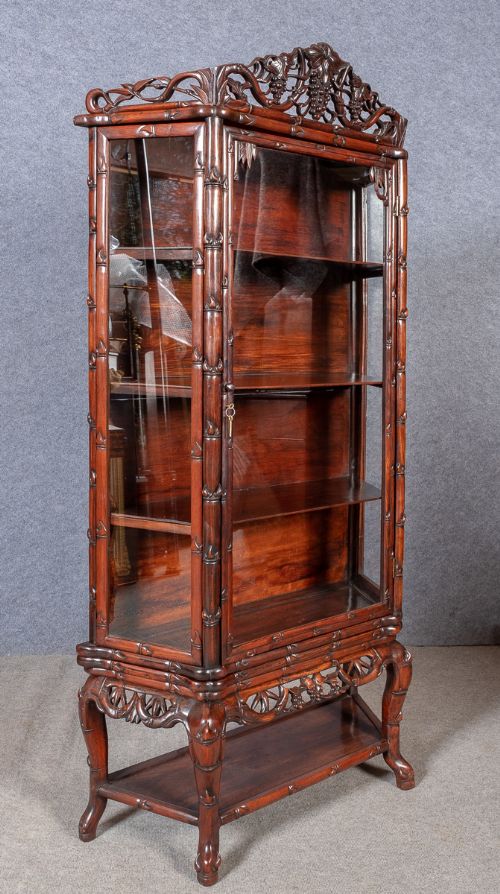 Chinese Hardwood Display Cabinet