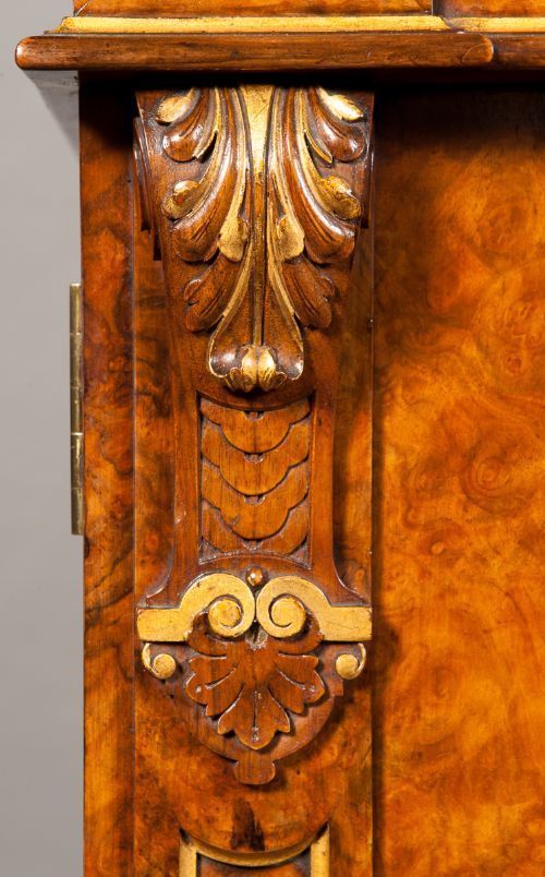 fig 2. Superb Walnut and Gilded Bookcase
