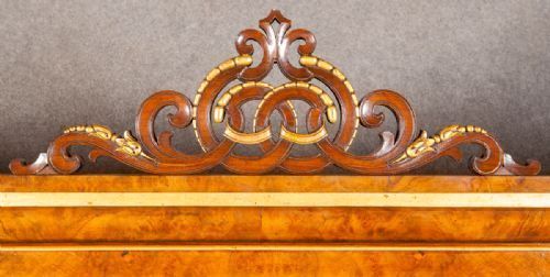 fig 3. Superb Walnut and Gilded Bookcase