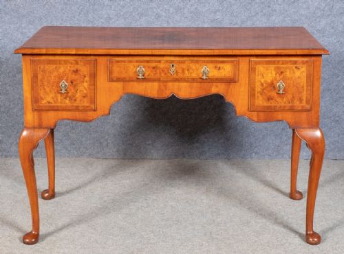 Queen Anne Style Walnut Side Table