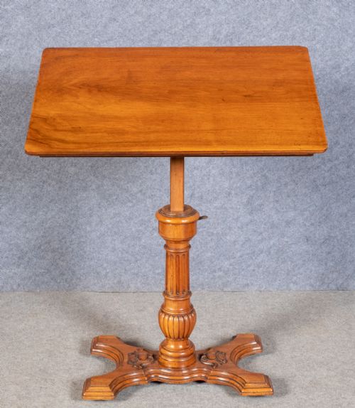 French Walnut Metamorphic Bed/ Reading Table