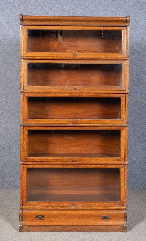 Oak Globe Wernicke Bookcase