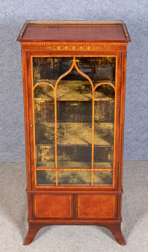 Small Superior Quality Inlaid Display Cabinet